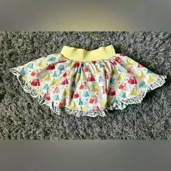 Matilda Jane Other - Matilda Jane Yellow/Aqua/Red Camping Tent Skirted Diaper Cover 6 Months